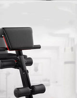 4-i-1 træningsbænk - Rygstrækker, biceps curl, mavebøjninger