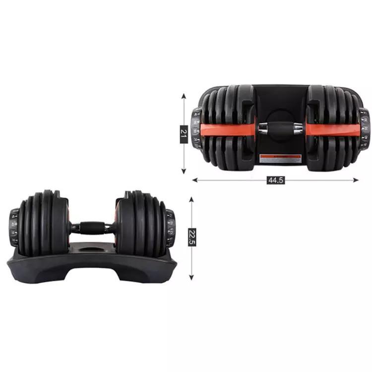 Justerbar hantel 24 kg
